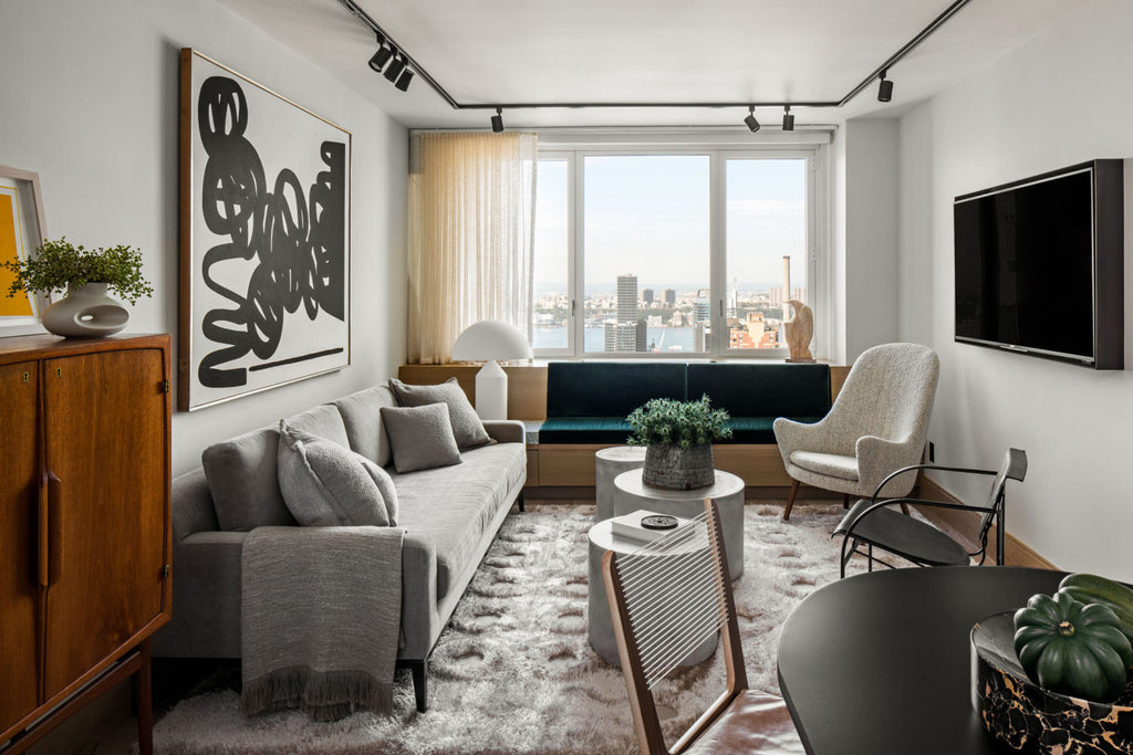 Home Tour: An Art Inspired Columbus Circle Apartment by Marc Houston