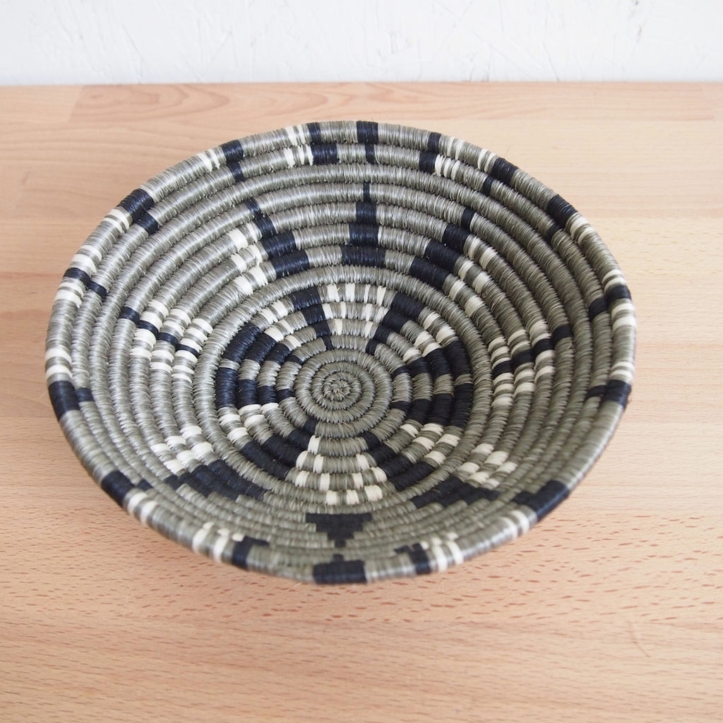 Shop Stacy  Garcia_Accessories_Bowls_Dark Neutral Small Woven Bowl_Above view