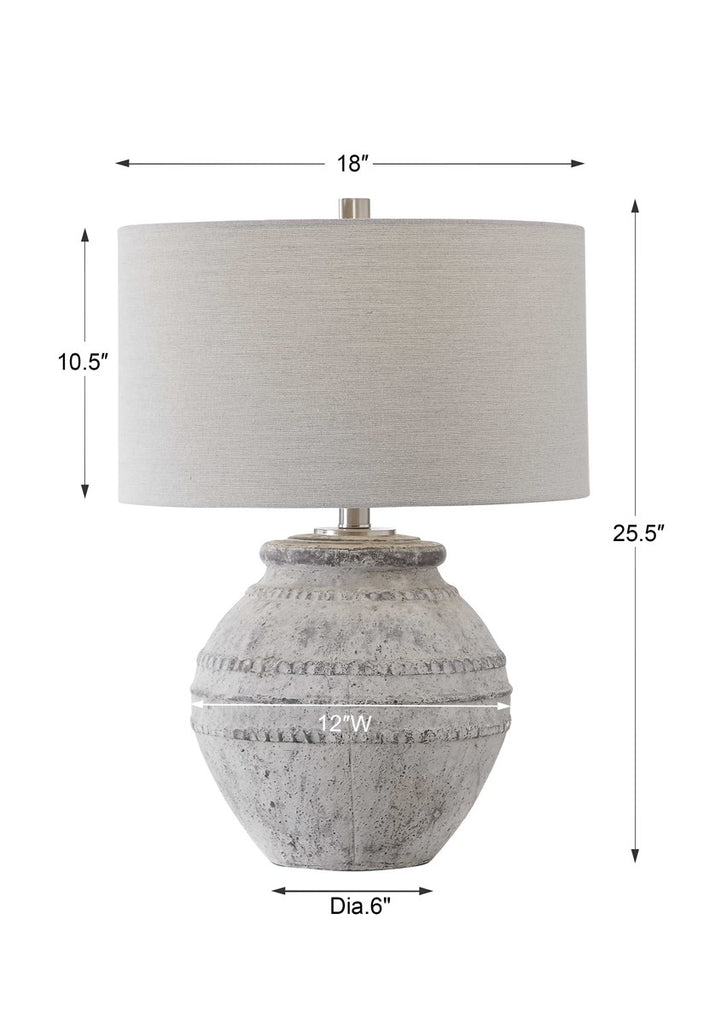 Shop Stacy Garcia, Grey Stone Table Lamp