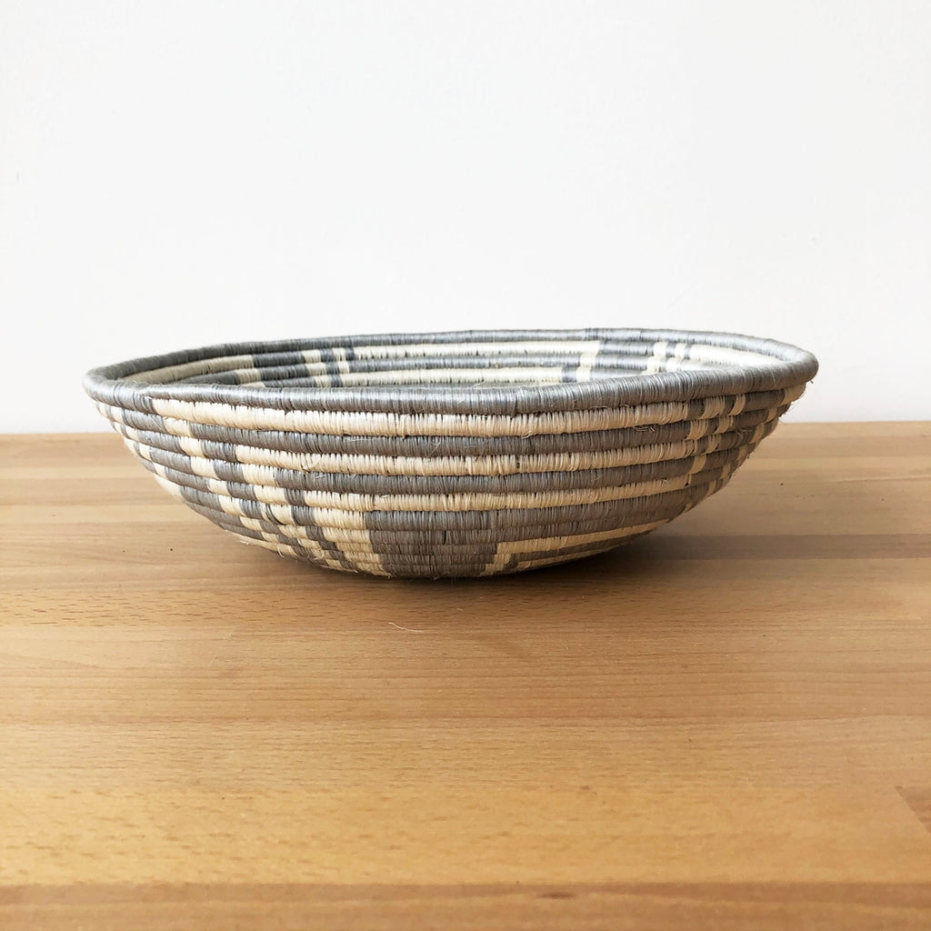Shop Stacy Garcia, Grey Patterned Woven Bowl