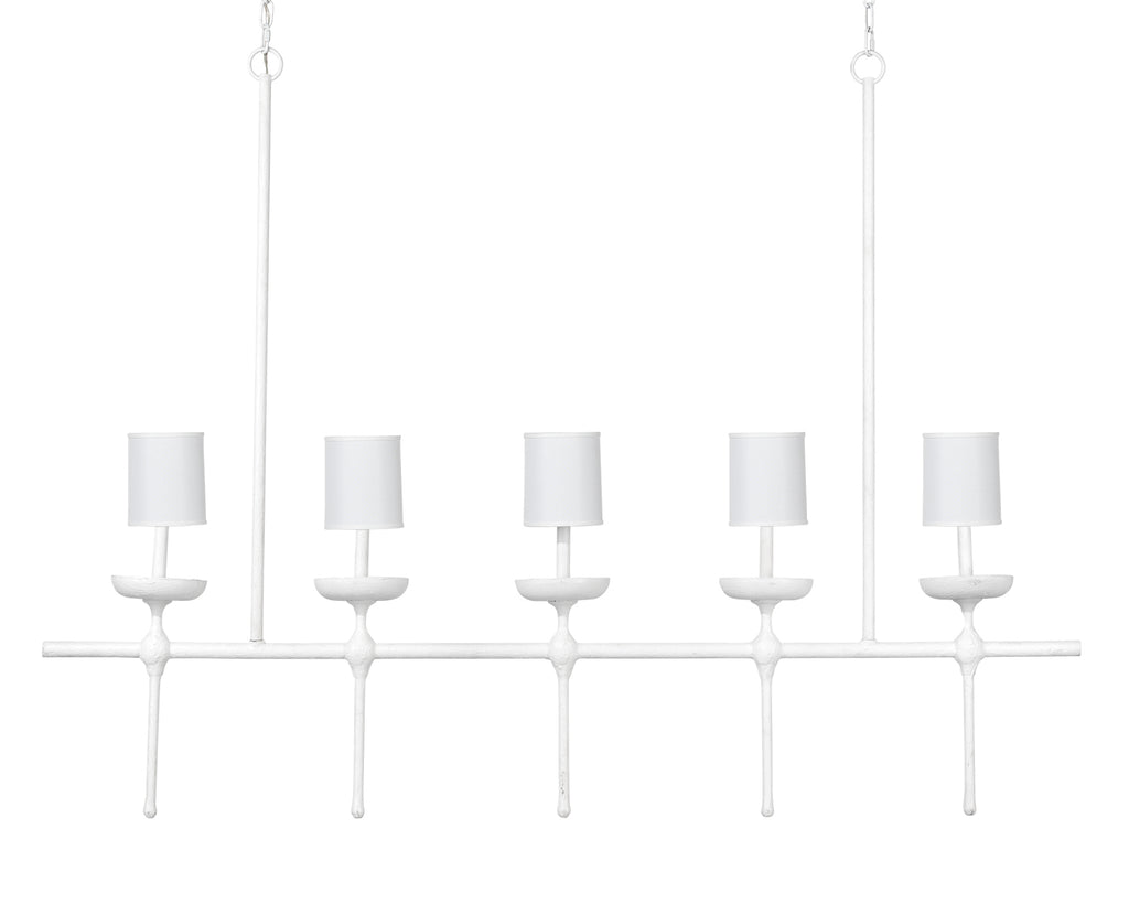 Shop Stacy Garcia, Traditional White Plaster Chandelier
