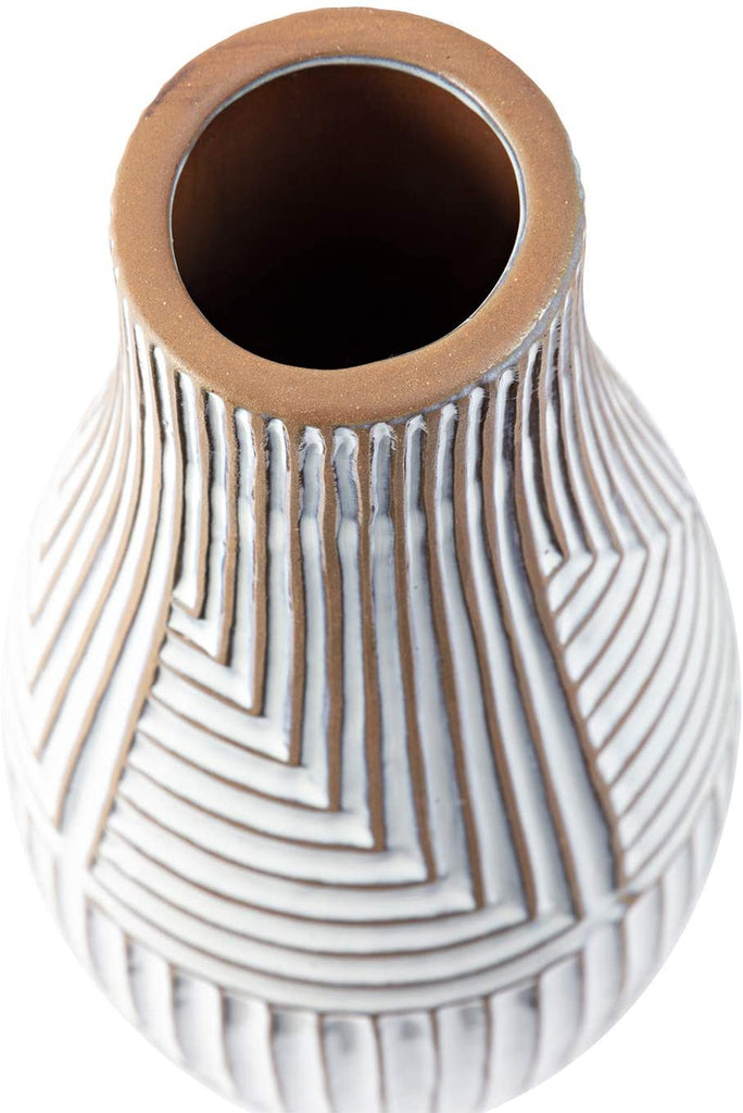Shop Stacy Garcia, White Illusion Terracotta Vase