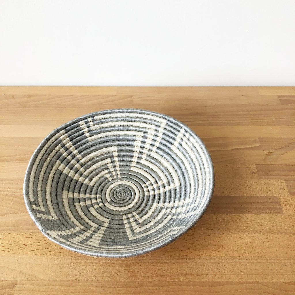 Shop Stacy Garcia, Grey Patterned Woven Bowl