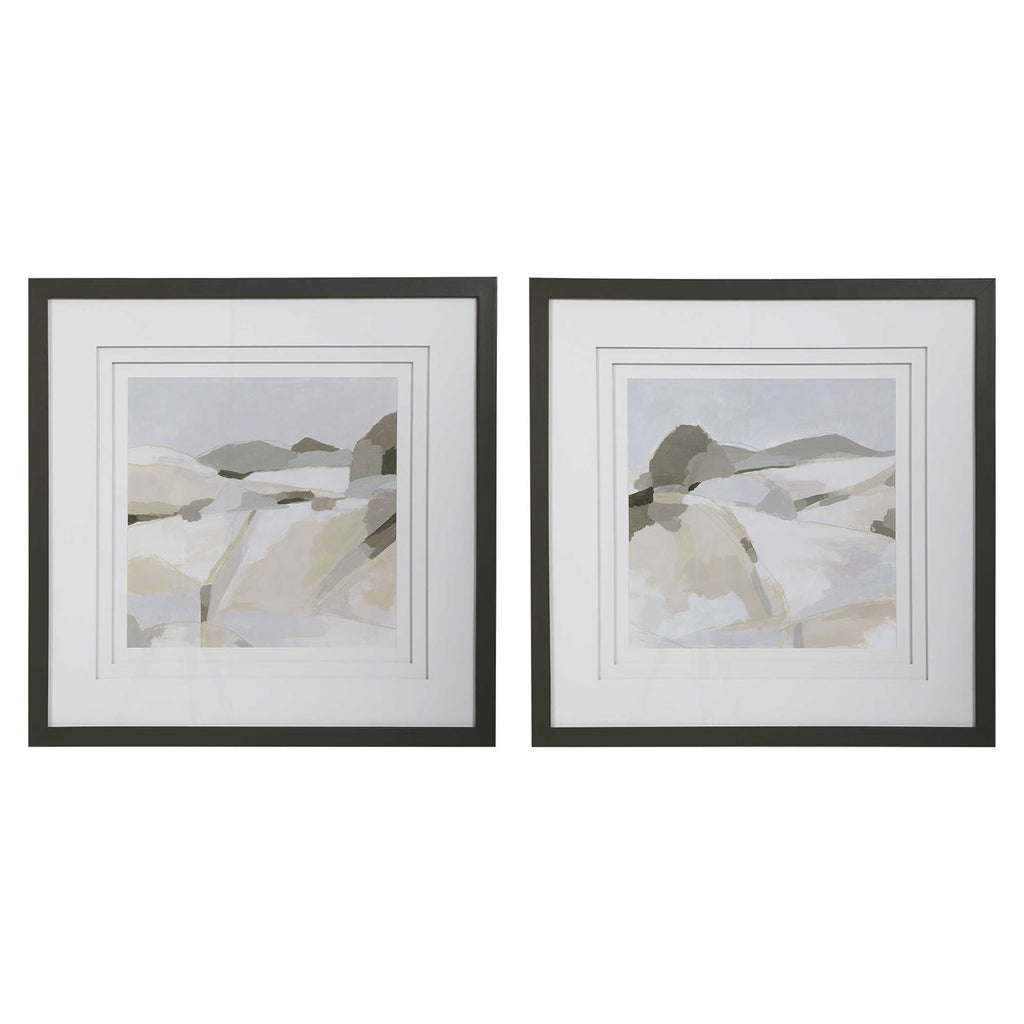 Shop Stacy Garcia, Neutral Abstract Landscape Framed Prints Set of 2