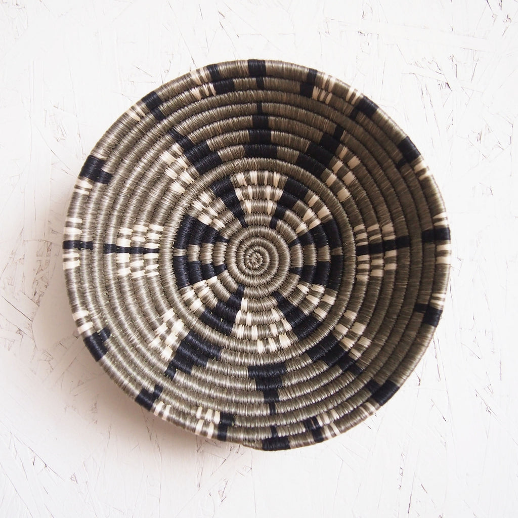 Shop Stacy  Garcia_Accessories_Bowls_Dark Neutral Small Woven Bowl