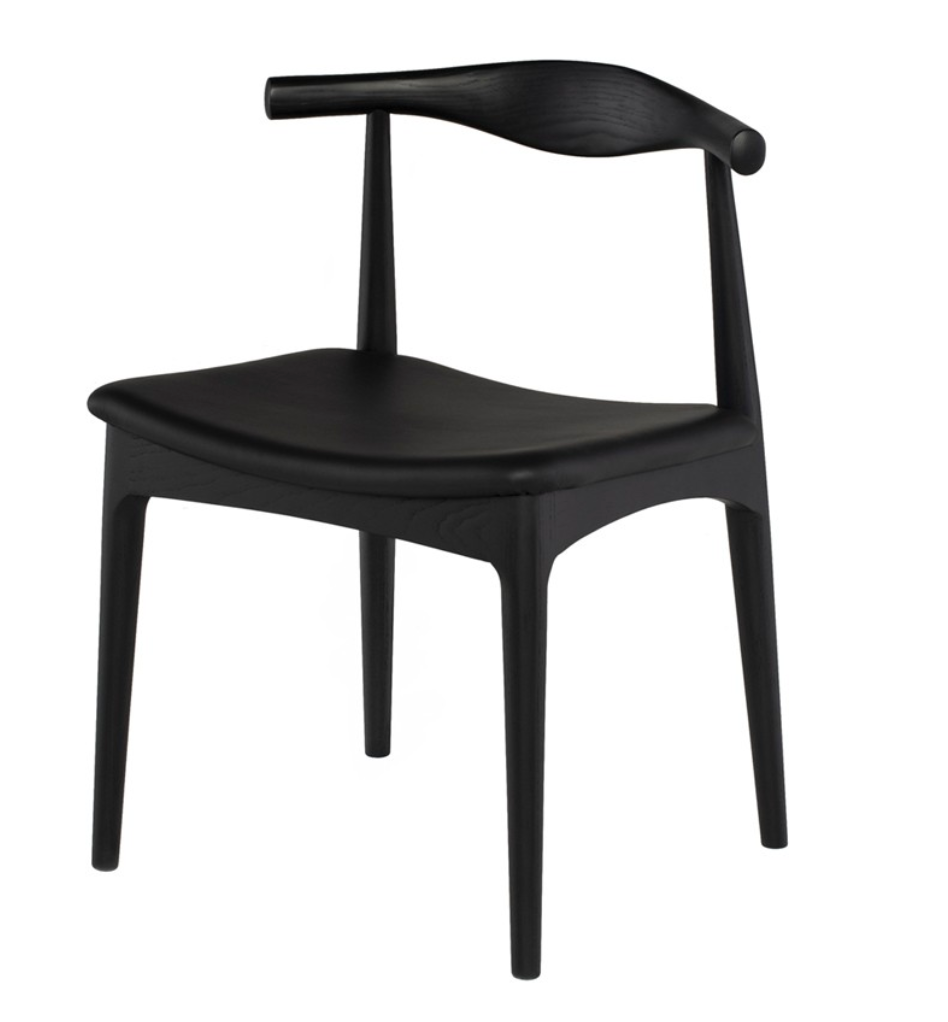 Shop Stacy Garcia, Black Wooden Mid-Century Dining Chair