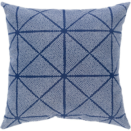Shop Stacy Garcia, Blue Dotted Geometric Throw Pillow