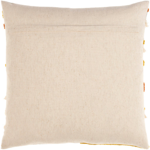 Shop Stacy Garcia, Rust Striped Embroidered Pillow