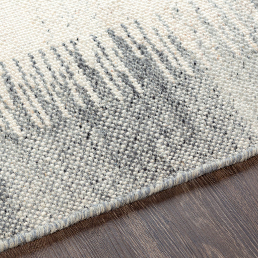 Shop Stacy Garcia, Cream and Grey Wool Rug Runner with Fringe